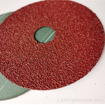 Disco in fibra abrasiva in resina da 100 mm per utensili abrasivi